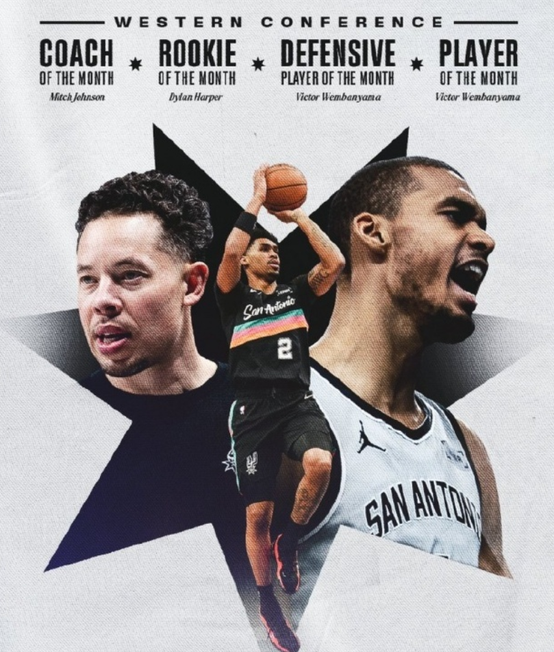 MK体育官方入口-包揽西部全部奖项！NBA史上首次，马刺队太强了！